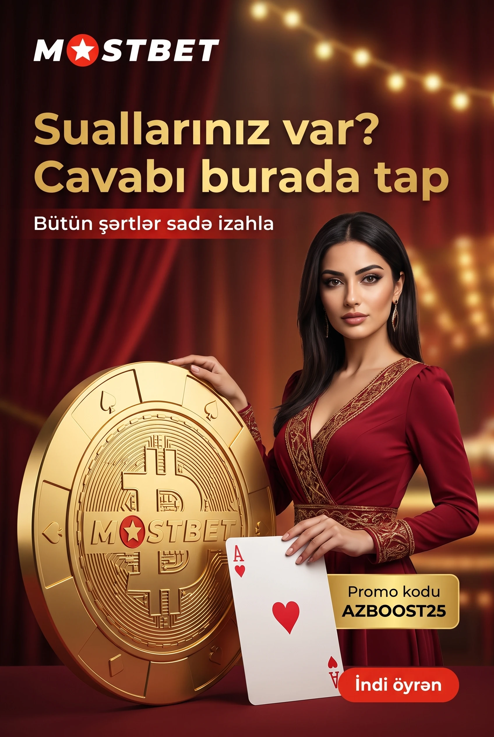 Mostbet promo kodu ilə bağlı suallar və cavablar
