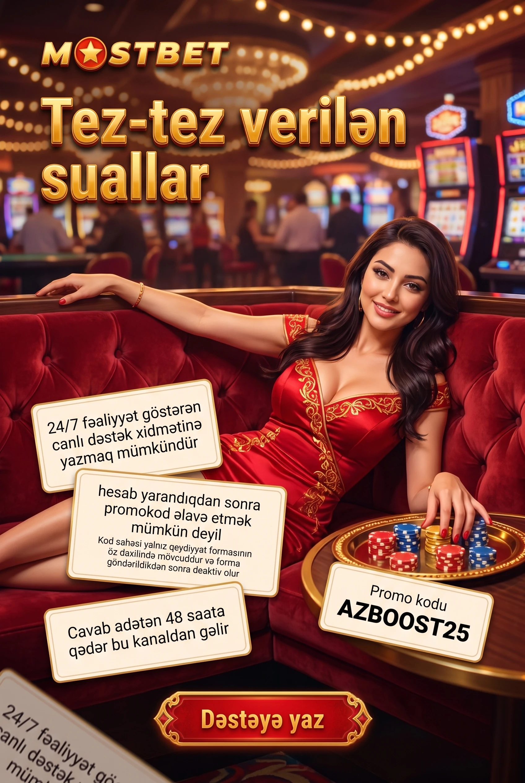 Mostbet az qeydiyyatı ilə bağlı suallar və cavablar
